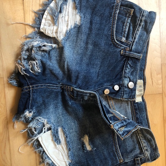 Free People Jean Shorts - Picture 3 of 5
